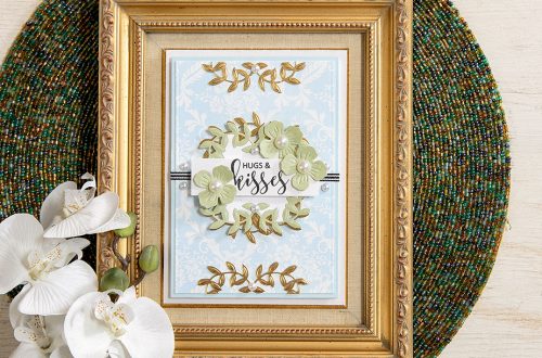 Inlaid Die-Cutting: Hugs & Kisses with Border Flowers by Yana Smakula for Spellbinders Paper Arts Featured Image