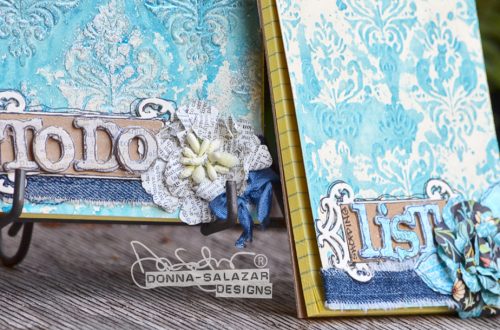 Easy Bohemian Notepads by Donna Salazar for Spellbinders
