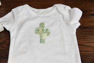 Creating a Cactus Baby Onesie using Cactus Die by Debi Adams for Spellbinders