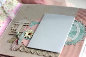 Embellish Your Mini Album with Spellbinders Dies. Project by Elena Olinevich