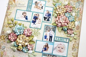 Forever Family Layout by Marisa Job for Spellbinders