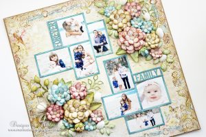 Forever Family Layout by Marisa Job for Spellbinders