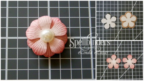 Spellbinders Gift for You Card by Linda Lucas using S5-317 Textured Flowers, S4-829 For You, S5-308 Hemstitch Rectangles, S5-311 Emmeline Treillage, SDS-053 Graceful Tiny Tag Stamp and Die Set #spellbinders #cardmaking #diecutting 