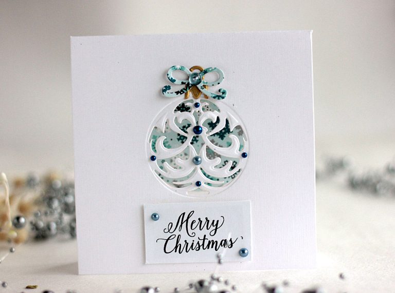 Holiday Ornaments Cards with Elena Olinevich for Spellbinders using S4-760 Gilded Ornaments Dies #spellbinders #cardmaking 