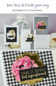 Spellbinders January 2018 Card Kit of the Month is Here!