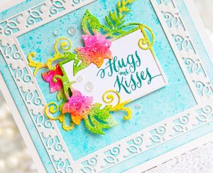 Large Die Of The Month Inspiration | Floral Lace Frame Die Set with Kay