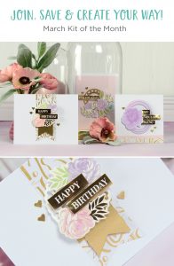 Spellbinders March 2018 Card Kit of the Month is Here!