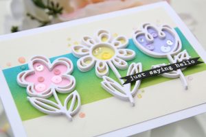 Die D-Lites Inspiration | Floral Card with Brenda Noelke for Spellbinders using S3-332 Sketched Blooms #spellbinders #cardmaking #handmadecard #diecutting