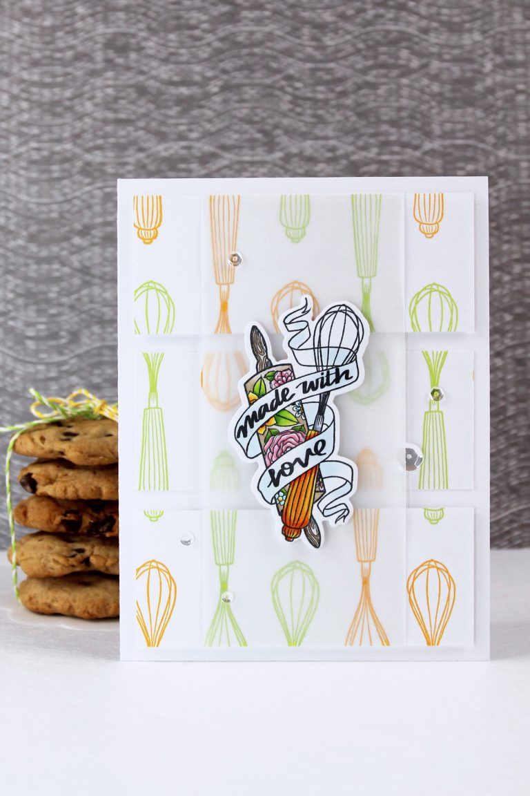Handmade Collection by Stephanie Low - Inspiration | Handcrafted Cards with Anna for Spellbinders using SDS-071 Handcrafted, SDS-074 Kitchen #spellbinders #cardmaking #stamping 