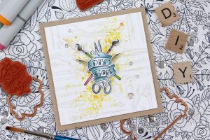 Handmade Collection by Stephanie Low - Inspiration | Handcrafted Cards with Anna for Spellbinders using SDS-071 Handcrafted, SDS-074 Kitchen #spellbinders #cardmaking #stamping