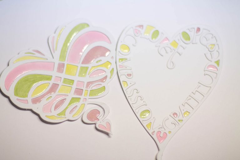 Wings of Love collection by Joanne Fink - Inspiration | Love Cards with Elena for Spellbinders using S4-891 Swirl Heart, S4-899 Love Frame, S3-311 Live Laugh Love dies #cardmaking #handmadecard #diecutting #spellbinders