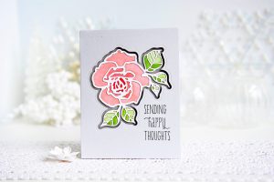 Good Vibes Only by Stephanie Low - Collection Inspiration | Clean & Simple Cards with Kay for Spellbinders using: S4-873 Rosy Summer Flowers #spellbinders #cleanandsimple #cardmaking #diecutting #handmadecard #neverstopmaking