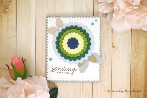 Classics March Collection Inspiration | More Simple Card Ideas with Marge for Spellbinders using: S4-902 Scored and Pierced Circles, S4-903 Fancy Edged Circles, S4-904 Scored and Pierced Rectangles, S4-905 Fancy Edged Rectangles, S4-907 Fancy Edged Ovals, S4-910 Open Scallop Edge Circles, S4-911 Fancy Scallop Edge Circles, S5-317 Textured Flowers, SBS-085 Thinking of You, SDS-106 Sentiments 1 #cardmaking #diecutting #handmadecard #spellbinders