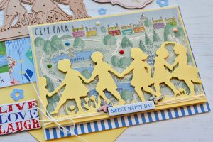 Little Loves Collection by Sharyn Sowell Inspiration | Silhouette Cards by Susie Lessard for Spellbinders using S4-894 Little Boys at Play, S4-896 Every Day's a Happy Day #spellbinders #diecutting #handmadecard #neverstopmaking