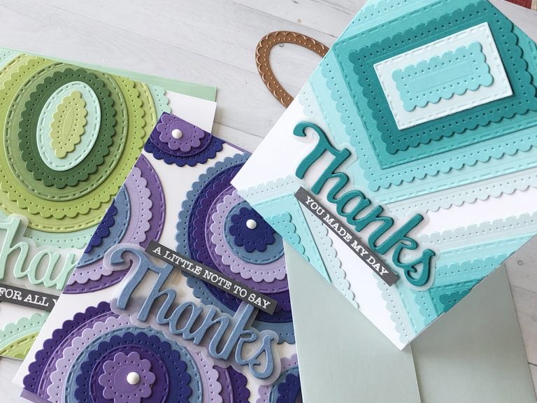 Video Friday | Classics Layered Backgrounds Cards by Nichol Spohr for Spellbinders using: S4-907 Fancy Edged Ovals, S4-903 Fancy Edged Circles, S4-905 Fancy Edged Rectangles, SDS-151 Thanks Expressions #spellbinders #diecutting #handmadecard #neverstopmaking #diecut Video Friday | Classics Layered Backgrounds Cards by Nichol Spohr for Spellbinders using: S4-907 Fancy Edged Ovals, S4-903 Fancy Edged Circles, S4-905 Fancy Edged Rectangles, SDS-151 Thanks Expressions #spellbinders #diecutting #handmadecard #neverstopmaking #diecut 