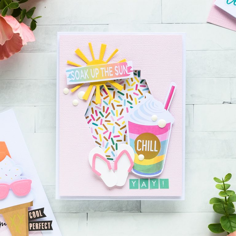 Spellbinders July 2018 Card Kit of the Month is Here! #spellbindersclubkits #cardkit #cardmakingkit #cardmaking #spellbinders #neverstopmaking