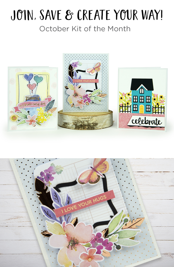 Spellbinders October 2018 Card Kit of the Month is Here - Celebrate!