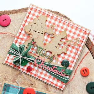Spellbinders A Sweet Christmas Collection by Sharyn Sowell - Inspiration | Christmas Lanterns and Cards with Anna featuring S4-937 Hanging Stockings, S4-941 From Our Home To Yours, S4-936 Lighting The Way, S5-373 Santa Parade #spellbinders #neverstopmaking #diecutting #sharynsowell #christmaslantern