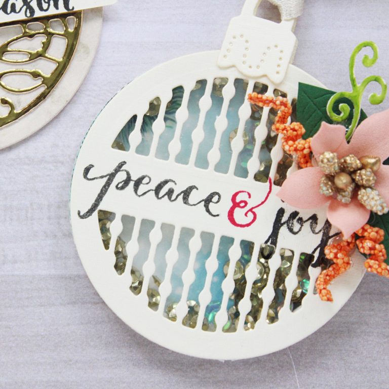 Spellbinders A Charming Christmas Collection by Becca Feeken - Inspiration | Festive Christmas Tags with Hussena 