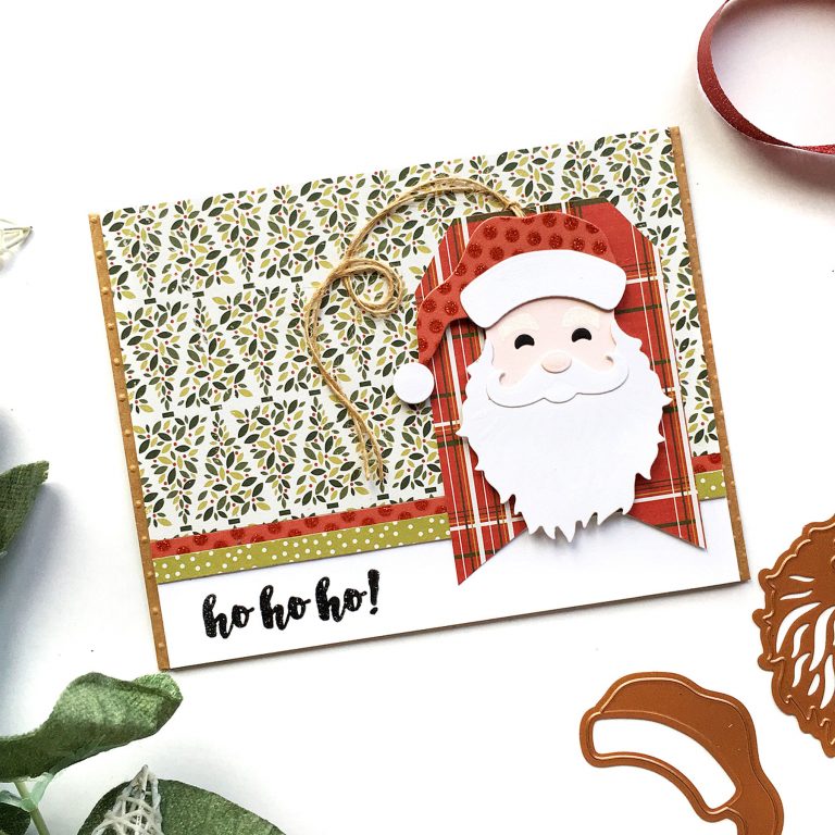 Spellbinders Die D-Lites Holiday Inspiration | It's Christmas with Enza Gudor featuring S3-361 Christmas Tree, S3-359 Santa, S3-360 Snowman, S3-358 Reindeer. #spellbinders #neverstopmaking #diecutting