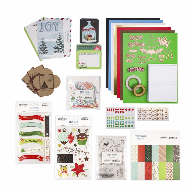 Spellbinders November 2018 Card Kit of the Month is Here – "Deer" Santa!