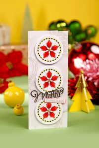Faux Stained-Glass Holiday Cards by Christine Smith as seen in Simply Cards and Papercraft Issue 183