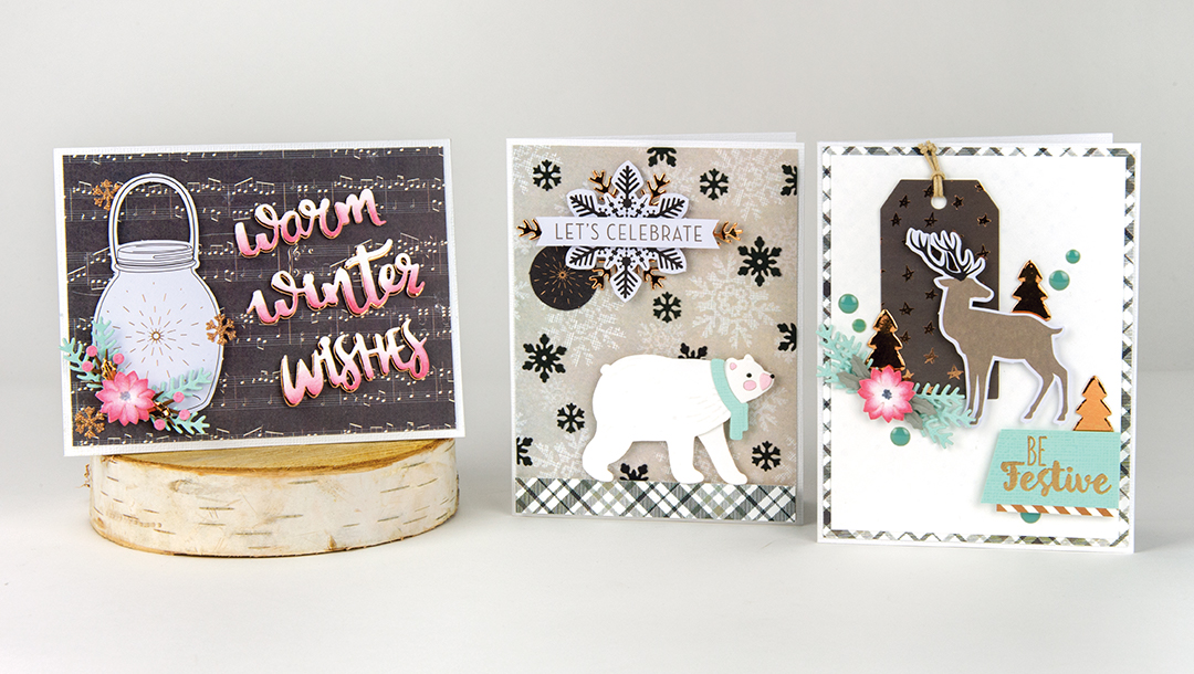 Spellbinders December 2018 Card Kit of the Month – Winter Wishes!