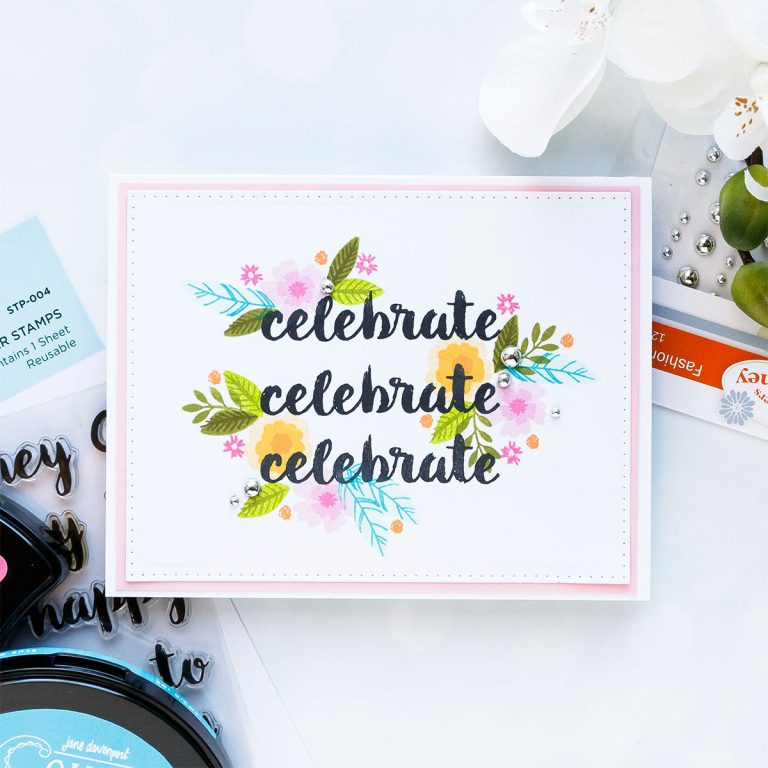 Spellbinders December 2018 Club Gift - Celebrate Handmade Card