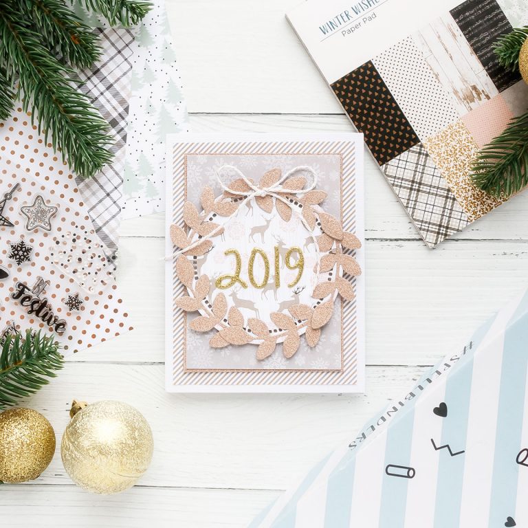 Spellbinders Card Club Kit Extras! December Edition - 2019 Handmade Card