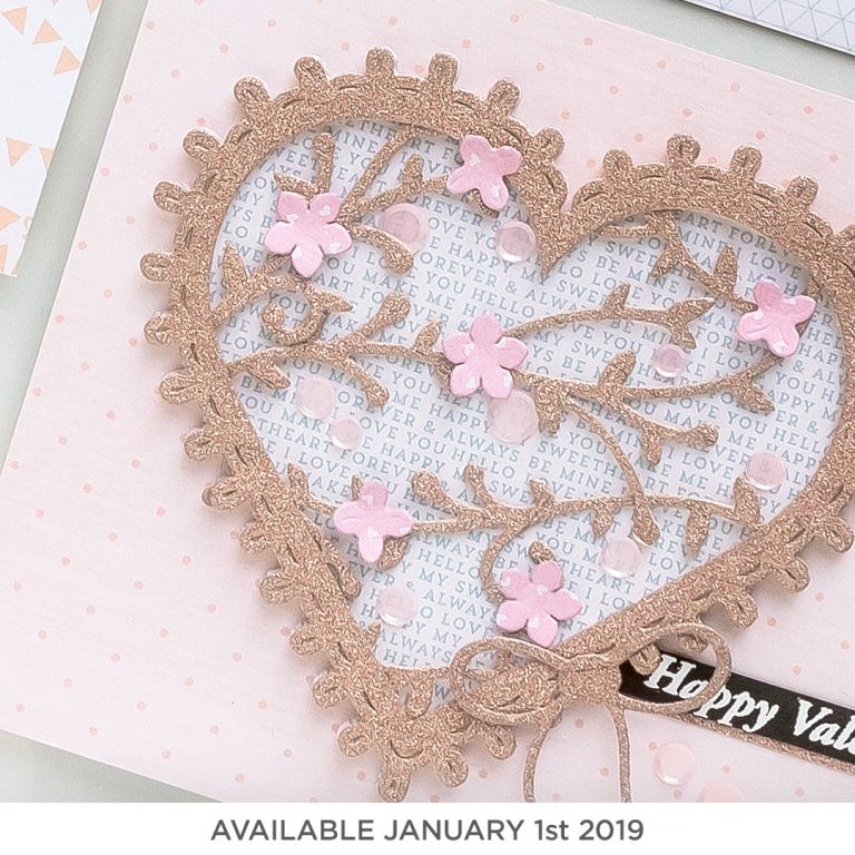 Spellbinders Large Die of the Month (available January 1st, 2019)