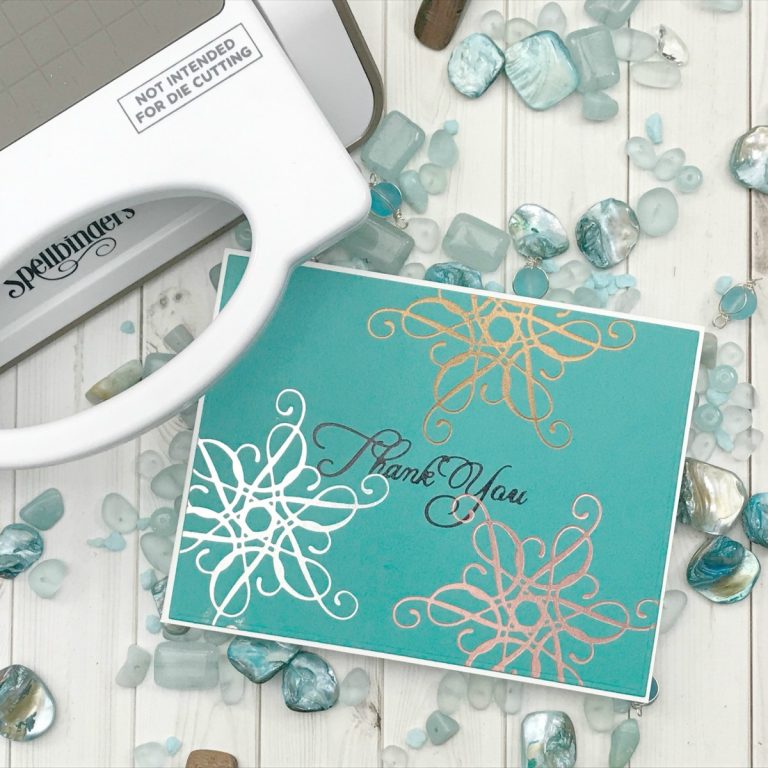 Glorious Glimmer Collection by Becca Feeken - Inspiration | Elegant Cards with Desiree for Spellbinders