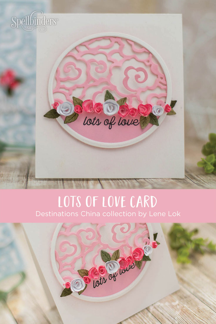 Destination China collection by Lene Lok - Inspiration | Floral Greeting Cards by Elena Salo for Spellbinders