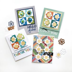 Exquisite Splendor collection by Sharyn Sowell - Inspiration | Patterned Paper Cards by Norine Borys for Spellbinders