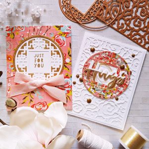 Destinations China collection by Lene Lok - Inspiration | Beijing Layout & Cards by Zsoka Marko for Spellbinders