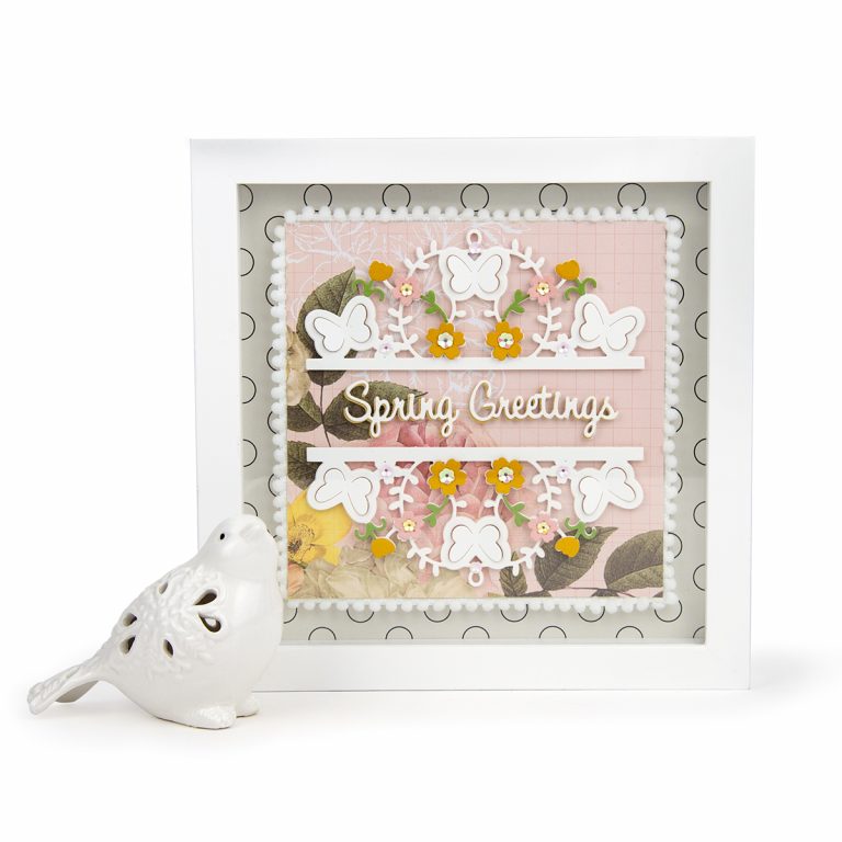 February 2019 Small Die of the Month is Here – Spring Flutter !