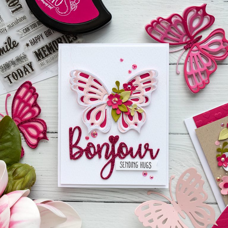 February 2019 Large Die of the Month is Here – Bonjour!