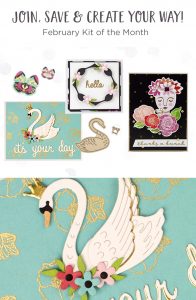 February 2019 Card Kit of the Month is Here – Golden Swan!