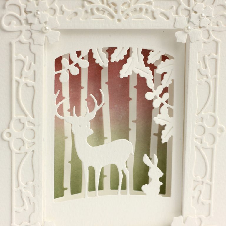 Romantic Forest Shadowbox and Shadowbox as a Photo Frame with Karin Åkesdotter for Spellbinders featuring Shadowbox collection by Becca Feeken