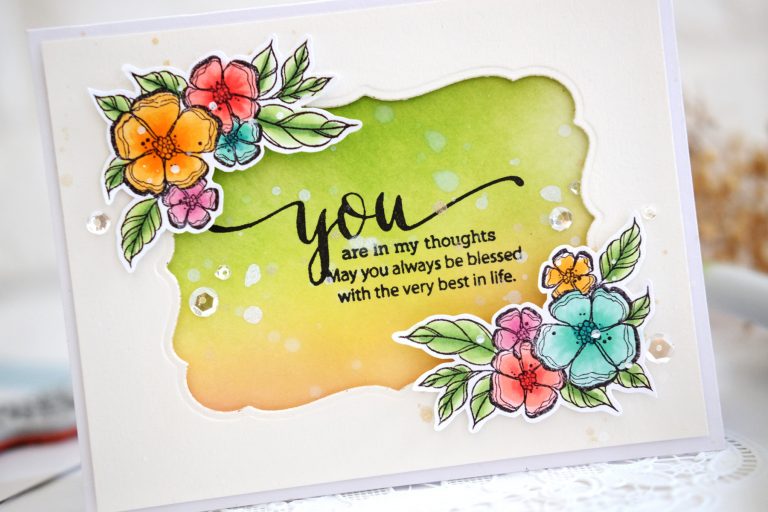 Just Add Color Collection by Stephanie Low - Inspiration | Clean & Simple Stamped Cards with Vera Rhuhay for Spellbinders