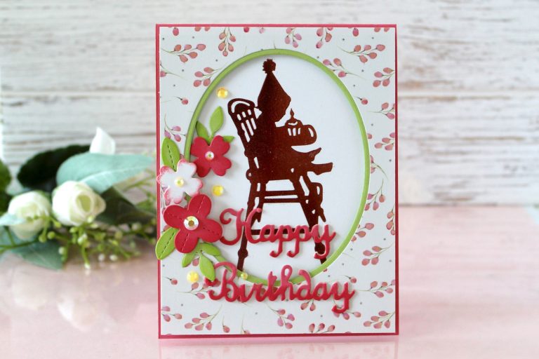 Spellbinders Happy Collection by Sharyn Sowell - Inspiration | Foiled Silhouette Cards with Melody Rupple