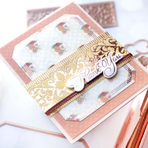 Spellbinders The Gilded Age Collection by Becca Feeken - Inspiration | Foiled Greeting Cards by Brenda Noelke