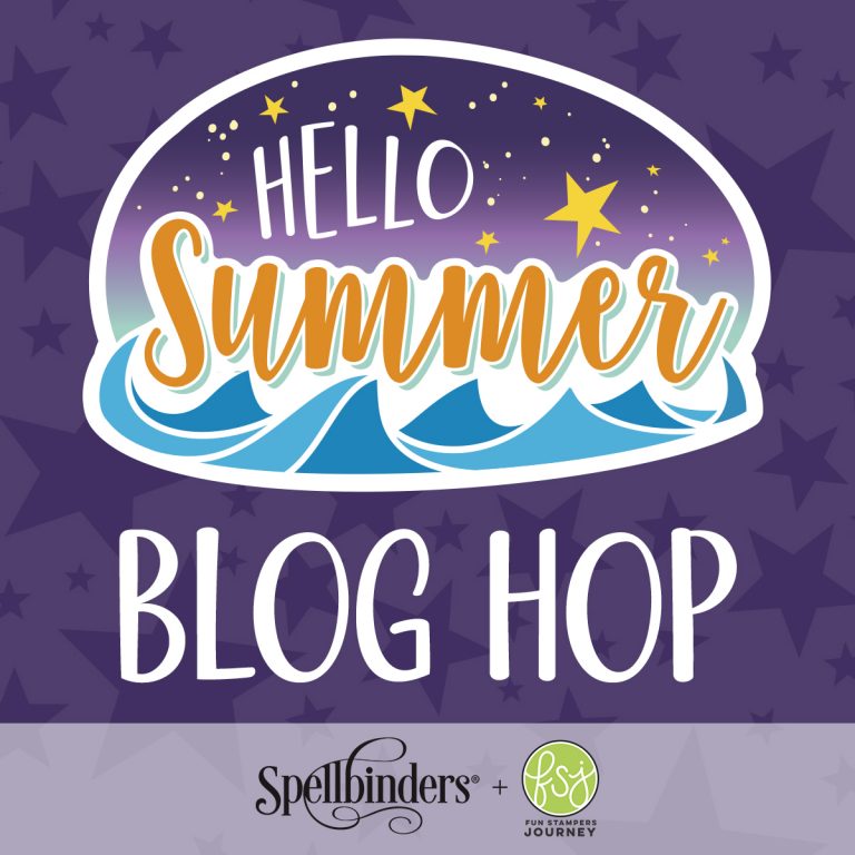 Fun Stampers Journey Hello Summer - Starry Night & Splash Zone Collections. Blog Hop + Giveaway