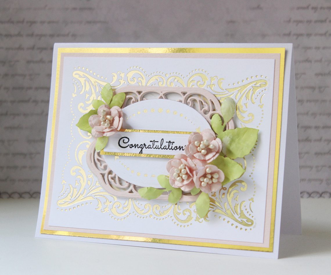 Royal Flourish Inspiration | Foiled Cards with Hussena
