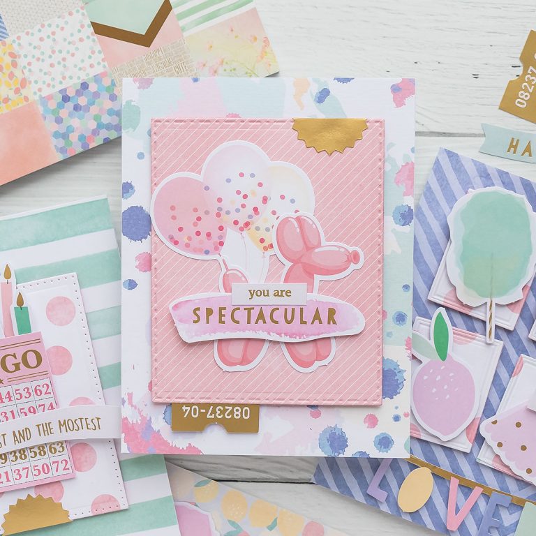 Spellbinders Card Club Kit Extras - Super Chill! June 2019 Edition - You Are Spectacular Card