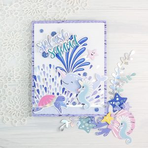 Spellbinders July Clubs Inspiration Roundup - "Shellebrate" Card Kit of the Month