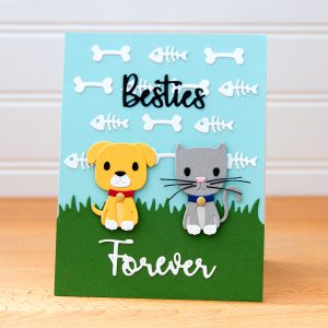 Spellbinders July Clubs Inspiration Roundup - "Besties Forever" Small Die of the Month