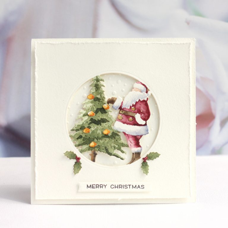 Spellbinders 3D Holiday Vignettes Collection by Becca Feeken - Inspiration | Dimensional Christmas Cards with Karin Åkesdotter
