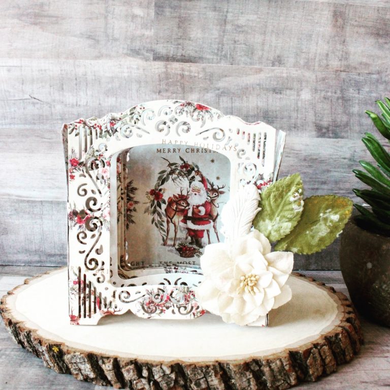 Spellbinders 3D Holiday Vignettes Collection by Becca Feeken - Inspiration | Christmas Decor by Mallika Kejriwal