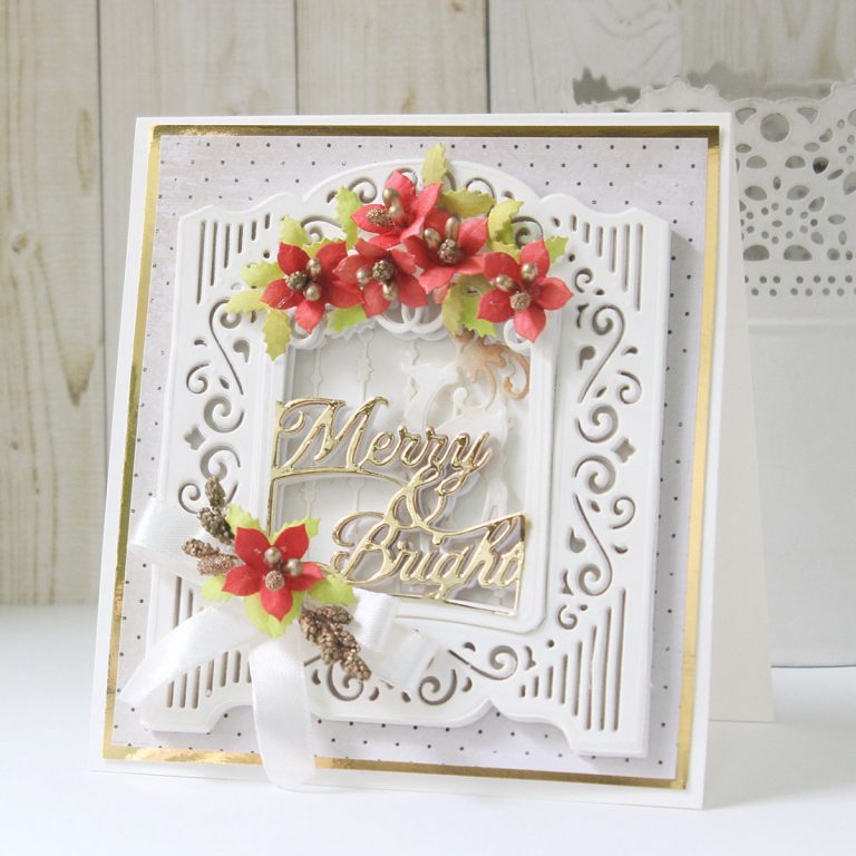 Spellbinders 3D Holiday Vignettes Collection by Becca Feeken - Inspiration | Layered Christmas Cards with Hussena Calcuttawala
