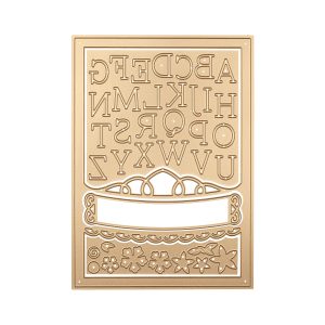 Spellbinders October 2019 Amazing Paper Grace Die of the Month is Here – One Kind Word Alphabet Collage
